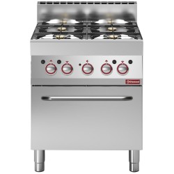 Fourneau sur four, 4 feux, 17,2 kW Diamond G65/4BFEV7-230V/3-N