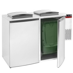 Ensemble refroidisseur de déchets, 240 L, 1465 x 870 x 1290 mm + groupe frigorifique Diamond RDY-2C_GF-3C-R2