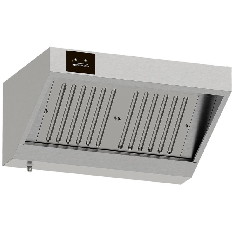Hotte murale professionnelle, avec moteur, 1000 x 700 mm Diverso WR-K107-D71