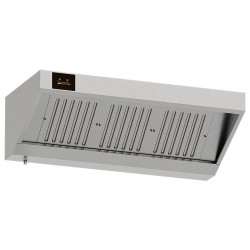 Hotte murale professionnelle, avec moteur, 1500 x 700 mm Diverso WR-K157-D72