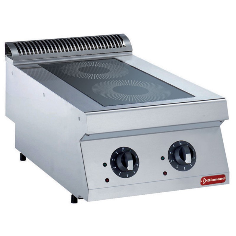 Cuisinière électrique à poser, 2 feux, 7 kW Diamond E17/2ID4T-230/3--N