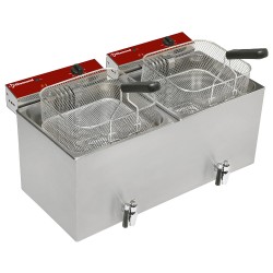 Friteuse professionnelle à poser électrique, 2 cuves, 2 paniers Diamond F12E/D2