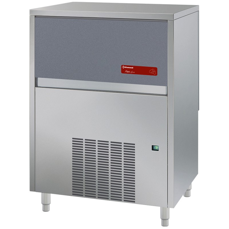 Machine à glaçons professionnelle, glaçons granulés d'environ 16 x 7 x 8 mm, réserve 40 kg, 142 kg / 24 h Diamond PEB140/40A