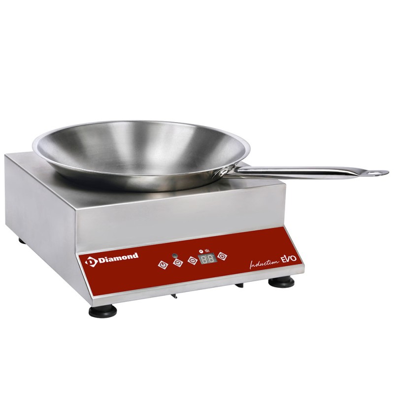 Plaque à induction, 3 kW Diamond WOKI-35/43W