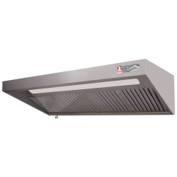 Hotte murale professionnelle, avec moteur, 2500 x 900 mm Diamond CSL2509-VTM