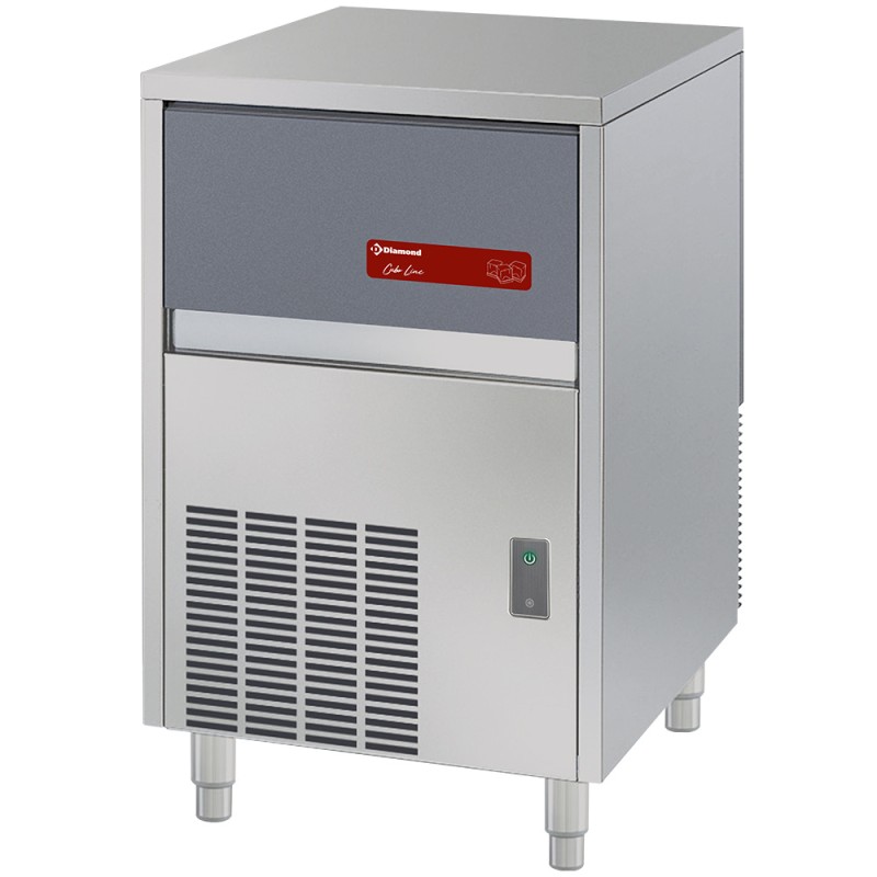 Machine à glaçons professionnelle, glaçons pleins, réserve 16 kg, 38 kg / 24 h Diamond CUB40/16A