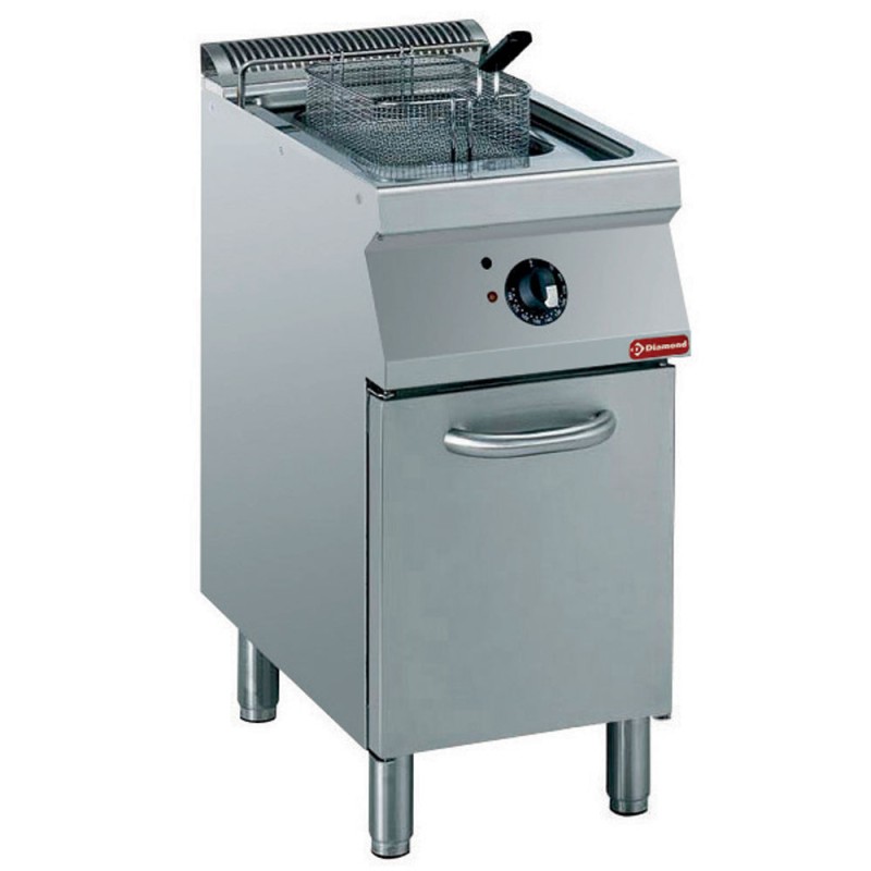 Friteuse professionnelle sur meuble électrique, 1 paniers Diamond E17/F15A4-230/3--N