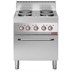 Fourneau électrique, 4 feux, 14,36 kW Diamond E65/4PFV7-230V/3-N