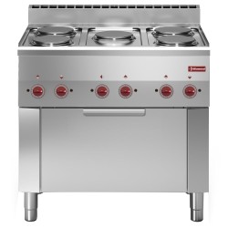 Fourneau électrique, 5 feux, 1 kW Diamond E60/5PFV9-230/3-N