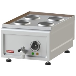Cuiseur vapeur électrique DIM SUM professionnel professionnel, 380 x 600 x 260 mm Diamond CEV5/4-13