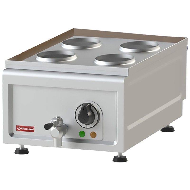 Cuiseur vapeur électrique DIM SUM professionnel professionnel, 380 x 600 x 260 mm Diamond CEV5/4-13