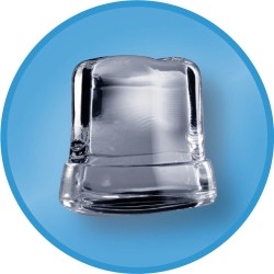 Machine à glaçons professionnelle, glaçons pleins, sans réserve, 155 kg / 24 h Diamond ICE155MW-R2