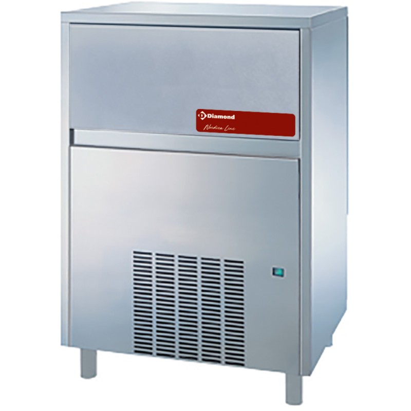 Machine à glaçons professionnelle, glaçons plats, avec réserve, 105 kg / 24 h Diamond ICEV250A-R2