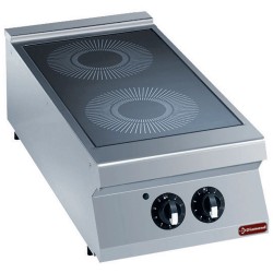 Cuisinière électrique à poser, 2 feux, 6,8 kW Diamond E22/2VC4T-230/3--N