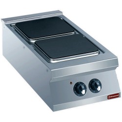 Cuisinière électrique à poser, 2 feux, 8 kW Diamond E22/2PQ4T-230/3--N