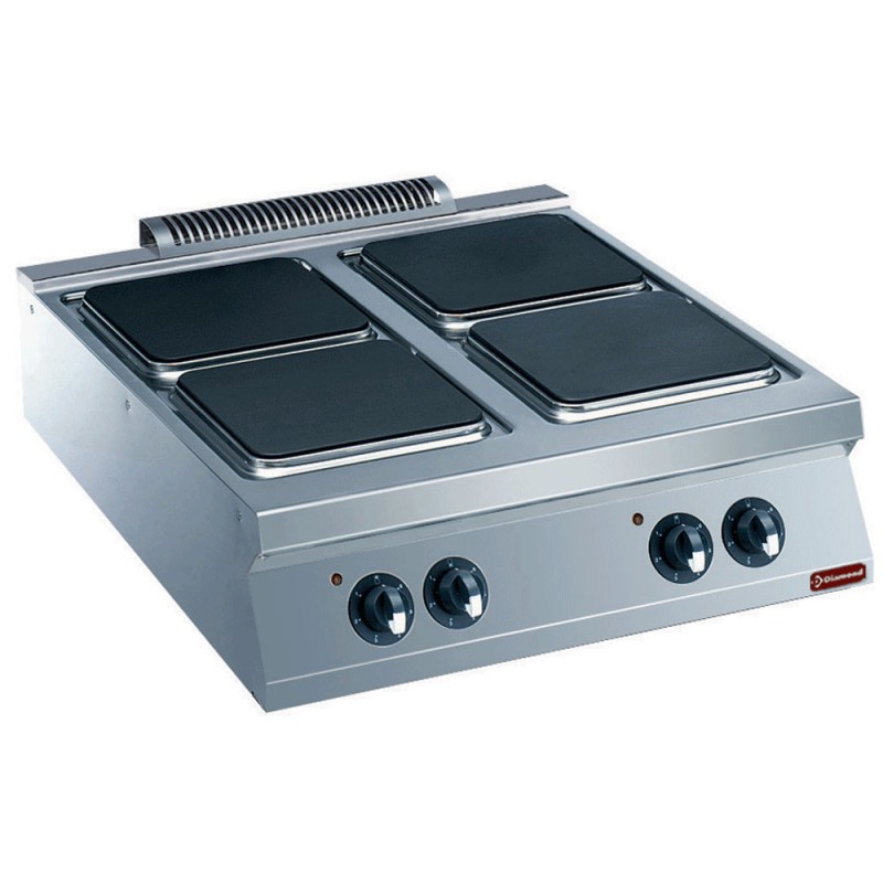 Cuisinière électrique à poser, 4 feux, 16 kW Diamond E22/4PQ8T-230/3--N