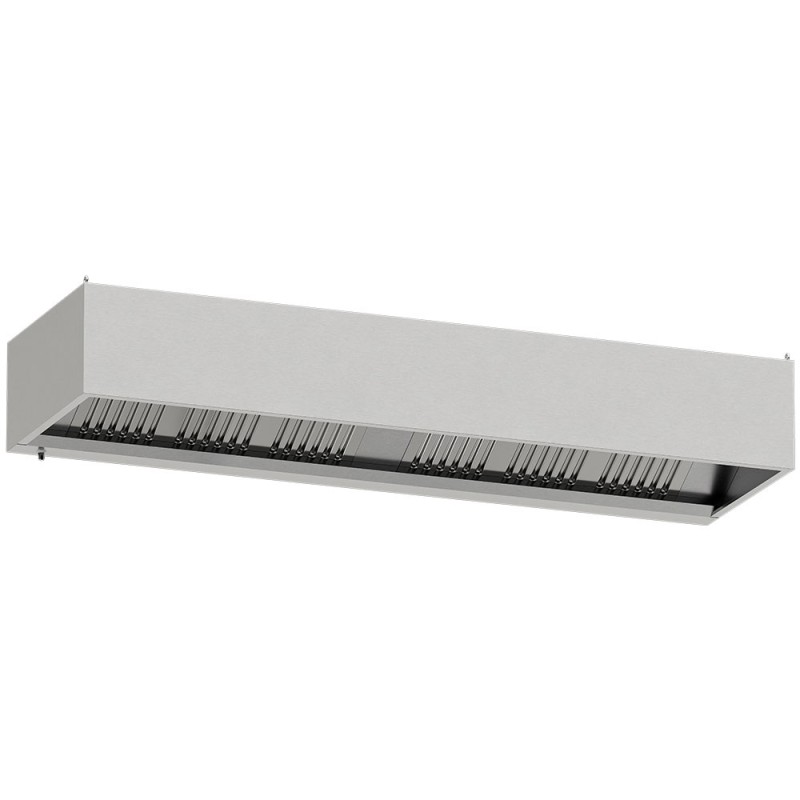 Hotte murale professionnelle, 3000 x 900 mm Diamond CGL3000-SG5
