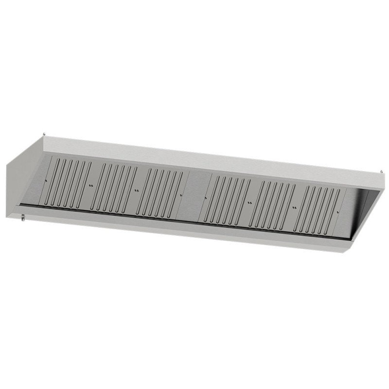 Hotte murale professionnelle, 3000 x 900 mm Diamond CSL3000-SS5