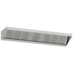 Hotte murale professionnelle, 3500 x 900 mm Diamond CSL3500-SS6
