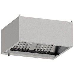 Hotte murale professionnelle, 1000 x 900 mm Diamond CGL1000-SG1