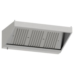 Hotte murale professionnelle, 1500 x 900 mm Diamond CSL1500-SS2