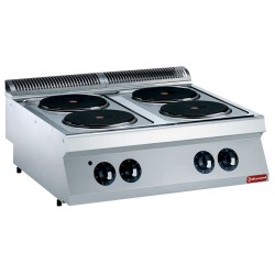 Cuisinière électrique à poser, 4 feux, 10,4 kW Diamond E17/4P8T-230/3--N
