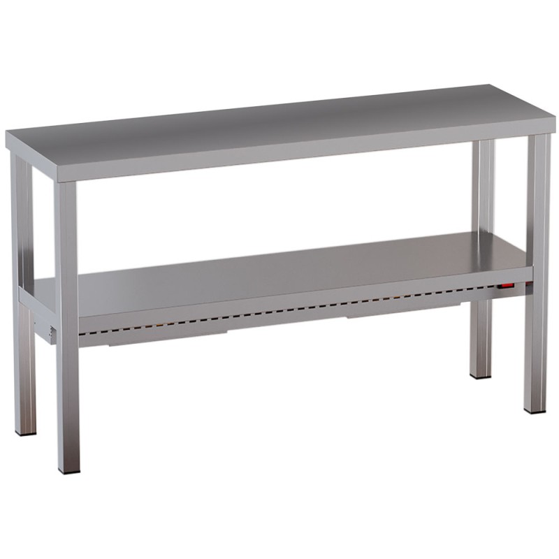 Étagère de chef, 2 niveaux, 1600 x 300 x 700 mm Diamond RC162-SE7