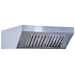 Hotte murale professionnelle, avec moteur, 780 x 910 mm Diamond HXF-DS