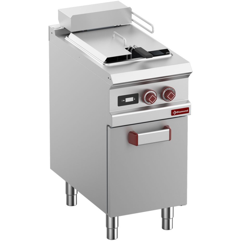 Friteuse professionnelle sur meuble électrique, 1 cuve Diamond E7/F15A4-NAP-OCC