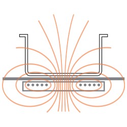 Cuisinière électrique à poser, 4 feux, 14 kW Diamond E17/4ID8T-230/3--N