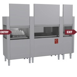 Lave-vaisselle à avancement automatique, 270 paniers/h Diamond DATIC37E/7-230/3-DX-