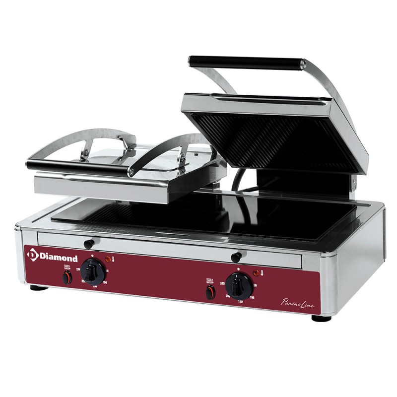 Grill panini professionnel Diamond LGV62/F