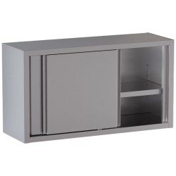 Armoire murale inox, AISI 430, portes coulissantes, 2000 x 400 x 650 mm Diamond PSC200-SM3