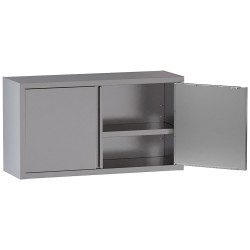 Armoire murale inox, AISI 430, 2 portes, 800 x 400 x 650 mm Diamond PSC80-SM2
