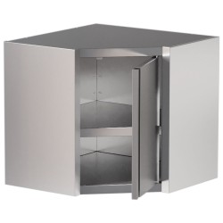Armoire murale inox, AISI 430, 800 x 800 x 650 mm Diamond PSCA80-SM9