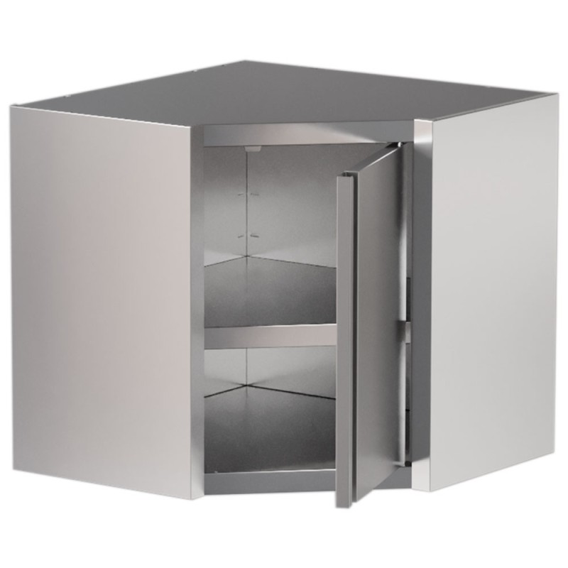 Armoire murale inox, AISI 430, 800 x 800 x 650 mm Diamond PSCA80-SM9