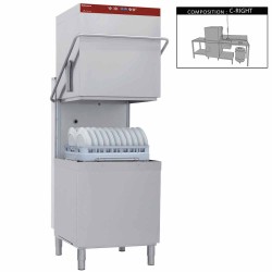 Lave-vaisselle à capot professionnel complet, panier 60x50 cm Diamond DCR37/6/C-D