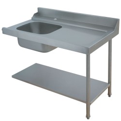 Lave-vaisselle à capot professionnel complet, panier 50x50 cm, pompe de vidange Diamond DXE8/6/B-D