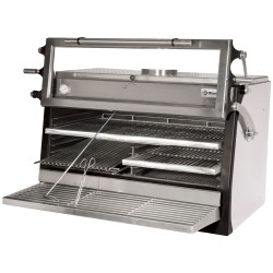 Four barbecue à charbon professionnel, 6 niveaux Diamond CBQ-120/RX
