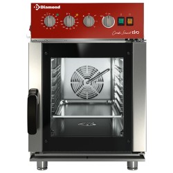 Four mixte professionnel électrique, 6 x GN 1/1, commandes mécaniques Diamond FVS6-411/CMC