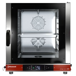 Four mixte professionnel électrique, 7 x GN 1/1, commandes digitales, nettoyage automatique Diamond DFV711/CTD