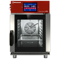 Four mixte professionnel électrique, 6 x GN 1/1, écran tactile, nettoyage automatique Diamond FVS6-411/CTS