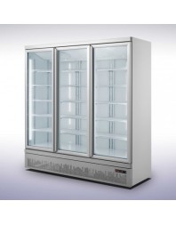 Armoire réfrigérée positive 0/+10°C - 3 portes vitrées battantes - 1530 litres