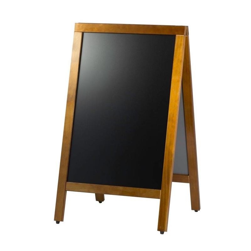 Présentoir Double Face A2 Pour Trottoir - Cadre Instantané Pour Affiches 42x59 Cm - Aluminium, Pliable, étanche