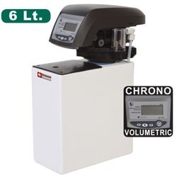 Adoucisseur d'eau chrono-volumétrique, 6 Lit, monobloc