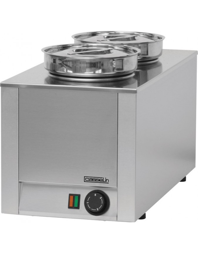 Bainmarie à sauce 2 cuves 2 x 4.5 litres CHRMASTER