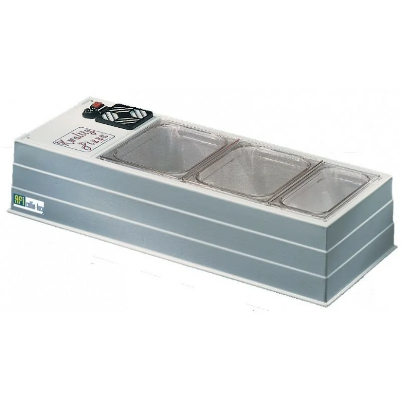 Présentoir réfrigéré MINI pour bacs GN 1/6 de 150 mm - Série Eco - PR8/6