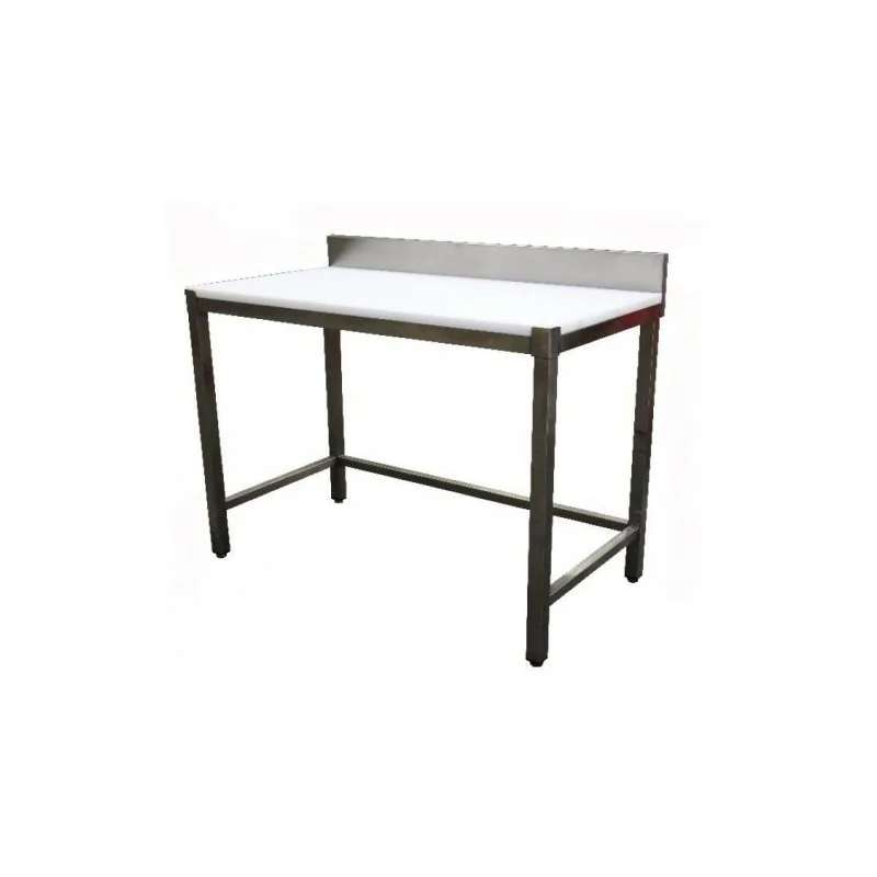 Table de découpe adossée- Inox ferritique - Profondeur 600 - Différentes dimensions
