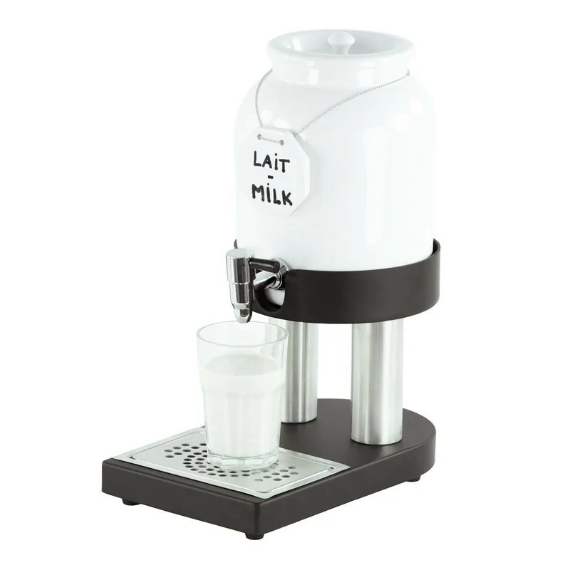 Distributeur de lait froid en porcelaine 4L