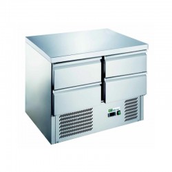 Table réfrigérée 1 porte 2 tiroirs - Capacité 230 litres - +2/+8°C